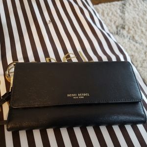 Henri Bendel Uptown organizer wallet, black